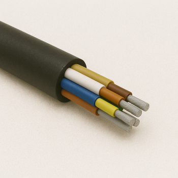 Провод контрольный ПВС 2х1 черный в наличии в Томске