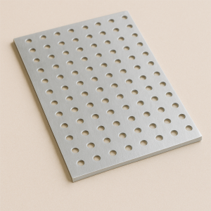 Алюминиевый перфорированный лист Rv 5х8х1 мм АМГ3Н2 в наличии в Томске