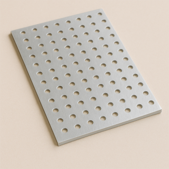 Алюминиевый перфорированный лист Qg 10х15х1 мм А5 в наличии в Томске