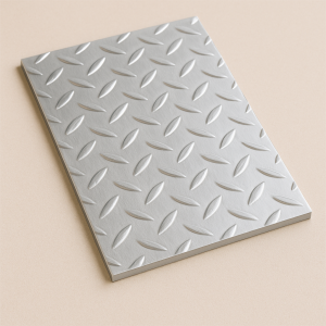 Алюминиевый рифленый лист даймонд 1,8х1200х2500 мм АМг3 в наличии в Томске