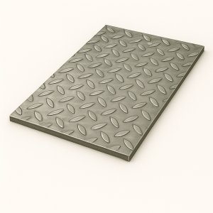 Лист стальной рифленый 4х1500х6000 мм ромб Ст3сп в наличии в Томске