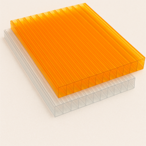 Сотовый поликарбонат 10х2100х6000 мм бронзовый 42% в наличии в Томске