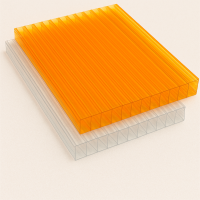 Сотовый поликарбонат 3,7х2100х6000 мм зеленый 30%