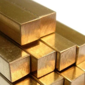 Латунный квадрат прессованный 100х100 мм ЛС58-3 ГОСТ 2060-2006 в наличии в Томске