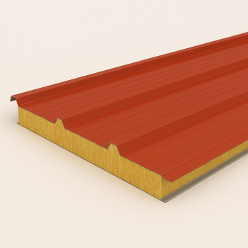 Кровельная сэндвич-панель МВ 100х1000(1000) мм водная синь в наличии в Томске