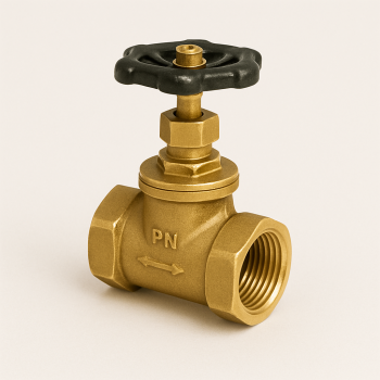 Клапан запорный латунный ДУ 50 РУ 16 15б1п в наличии в Томске