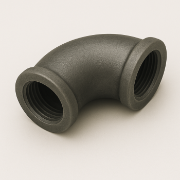 Чугунный отвод 1000 мм 45° фланцевый в наличии в Томске