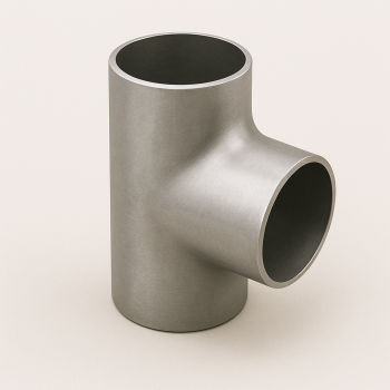 Тройник нержавеющий переходной 108х6 мм 15Х5М ГОСТ 17376-2001 в наличии в Томске