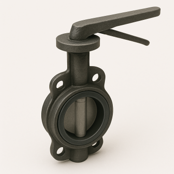 Затвор чугунный дисковый ДУ 400 РУ 16 ГОСТ 12521-89 в наличии в Томске