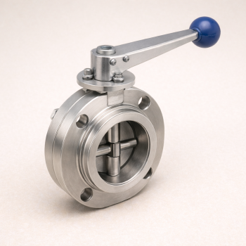 Клапан Бабочка S-S AISI 316 DN 100 (104х2,0) в наличии в Томске