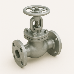 Стальной клапан запорный сильфонный фланцевый ДУ 50 РУ 16 ГОСТ 9697-87 в наличии в Томске