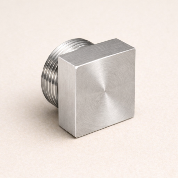 Заглушка квадратная AISI 304 2 1/2" НР в наличии в Томске